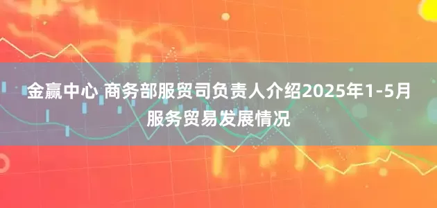 金赢中心 商务部服贸司负责人介绍2025年1-5月服务贸易发展情况